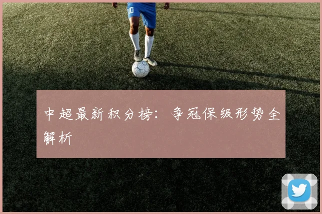 中超最新积分榜:争冠保级形势全解析
